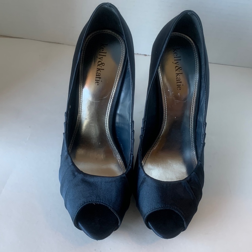 Kelly & Katie Navy Blue Heels